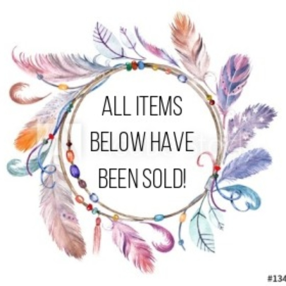 All items below have been sold!